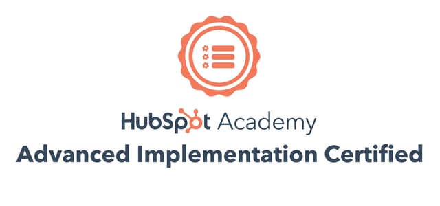 LyntonWeb Awarded Advanced Implementation Certification by HubSpot