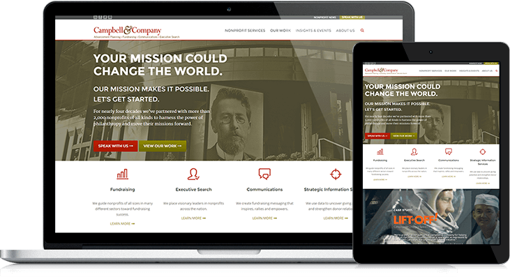 Campbell&Company Responsive Website Redesign
