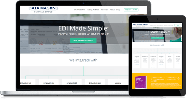 Data Masons Responsive Website Design