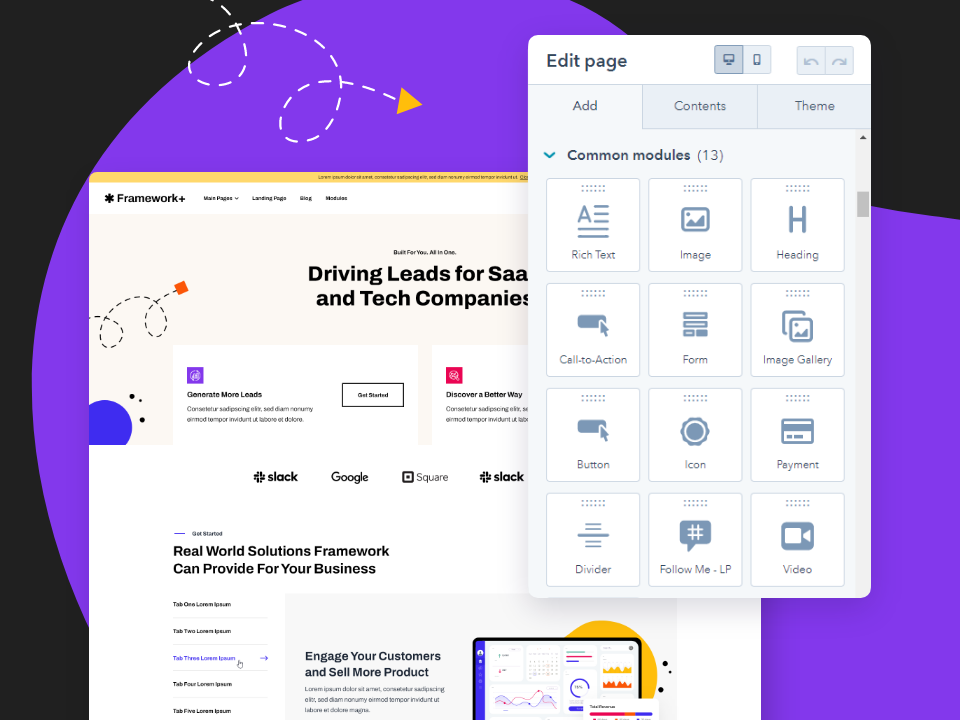 Framework Plus Theme by Lynton