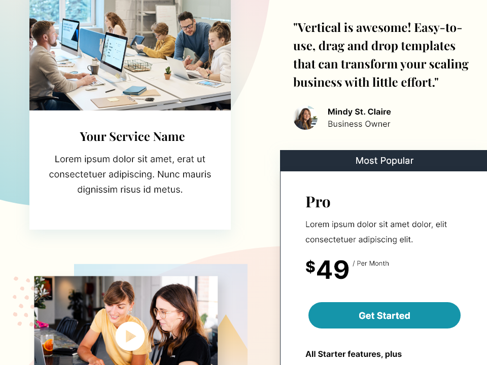 Saved Section Options